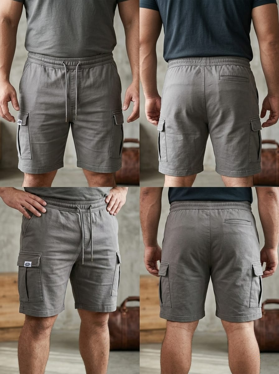 2 Quarter da Pantaloni ( Summer Sell ) Grigio
