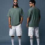 Spalla scesa oliva T shirt - Maglietta ( Summer Edition )